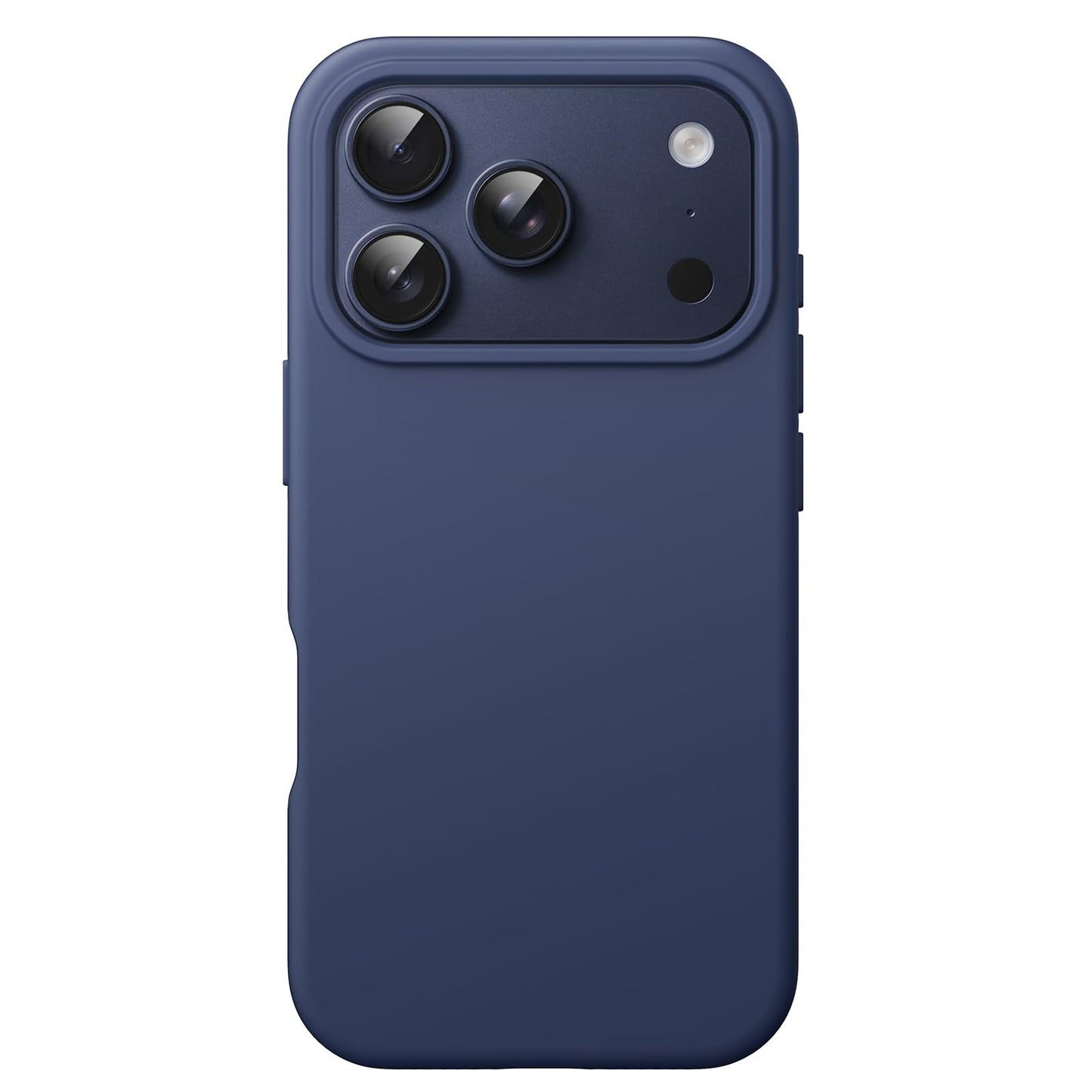 JETech Liquid Silicone Case for iPhone 17 Pro Max 6.9-Inch, Silky Soft Touch Full-Body Protection, Anti-Scratch Shockproof Phone Cover with Microfiber Lining (Dark Blue)