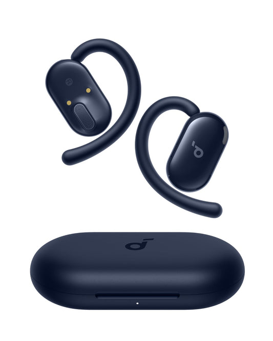 Soundcore V20i by Anker Open-Ear Headphones, Adjustable Ear Hooks, Ultra-Comfort, Snug Fit, Powerful Sound, Clear Calls, IP55, 36H Playtime, Bluetooth 5.4 Wireless Earbuds, Multipoint Connection