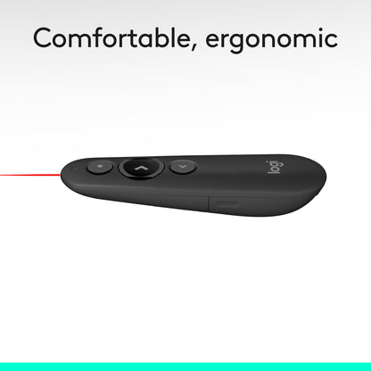 Logitech Wireless Presenter R800, PowerPoint Clicker with Green Laser Pointer, Wireless Presentation Clicker Remote