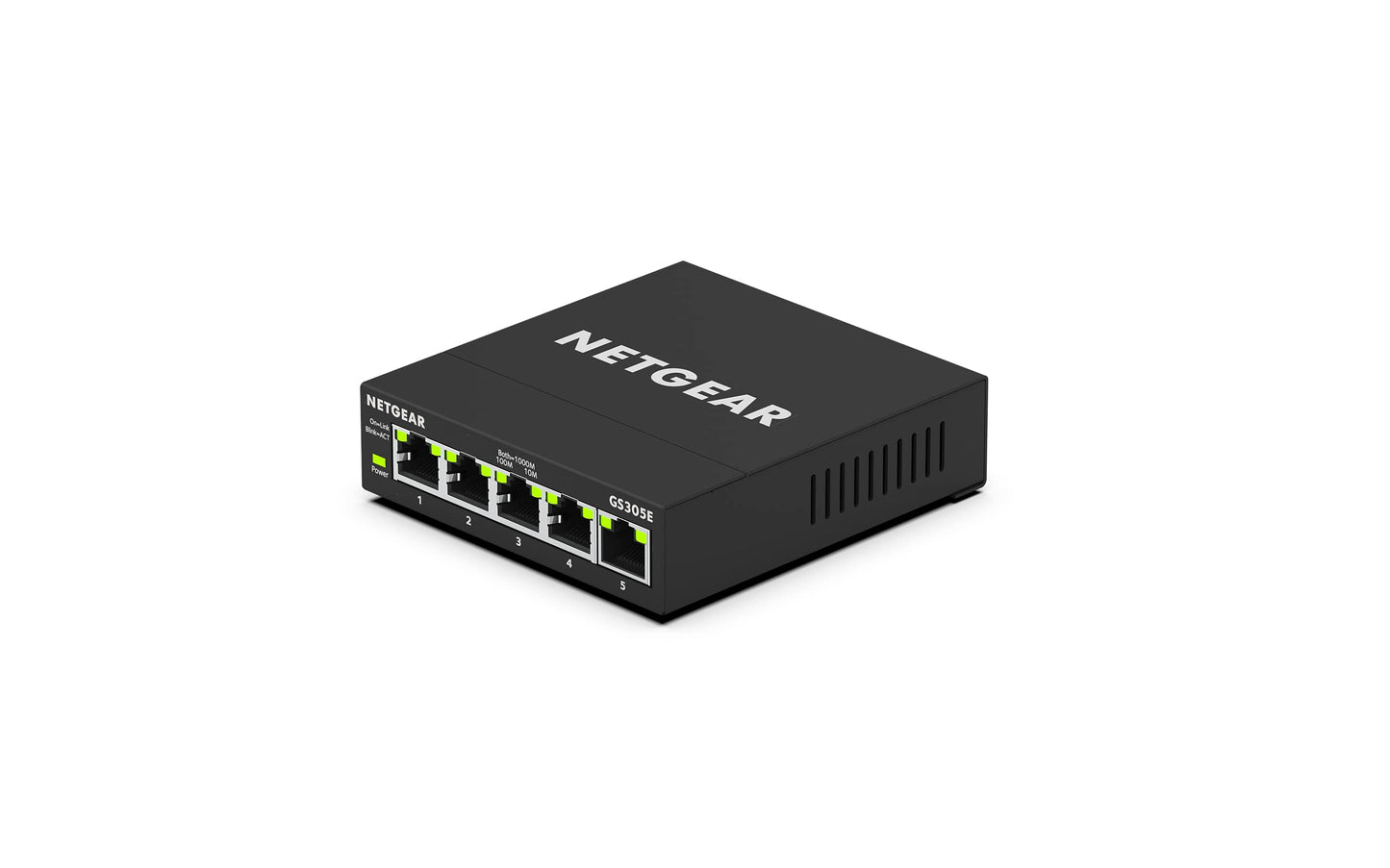 NETGEAR 8-Port Gigabit Ethernet Easy Smart Managed Essentials Switch (GS308E) - Desktop or Wall Mount, Home Network Hub, Office Ethernet Splitter, Silent Operation