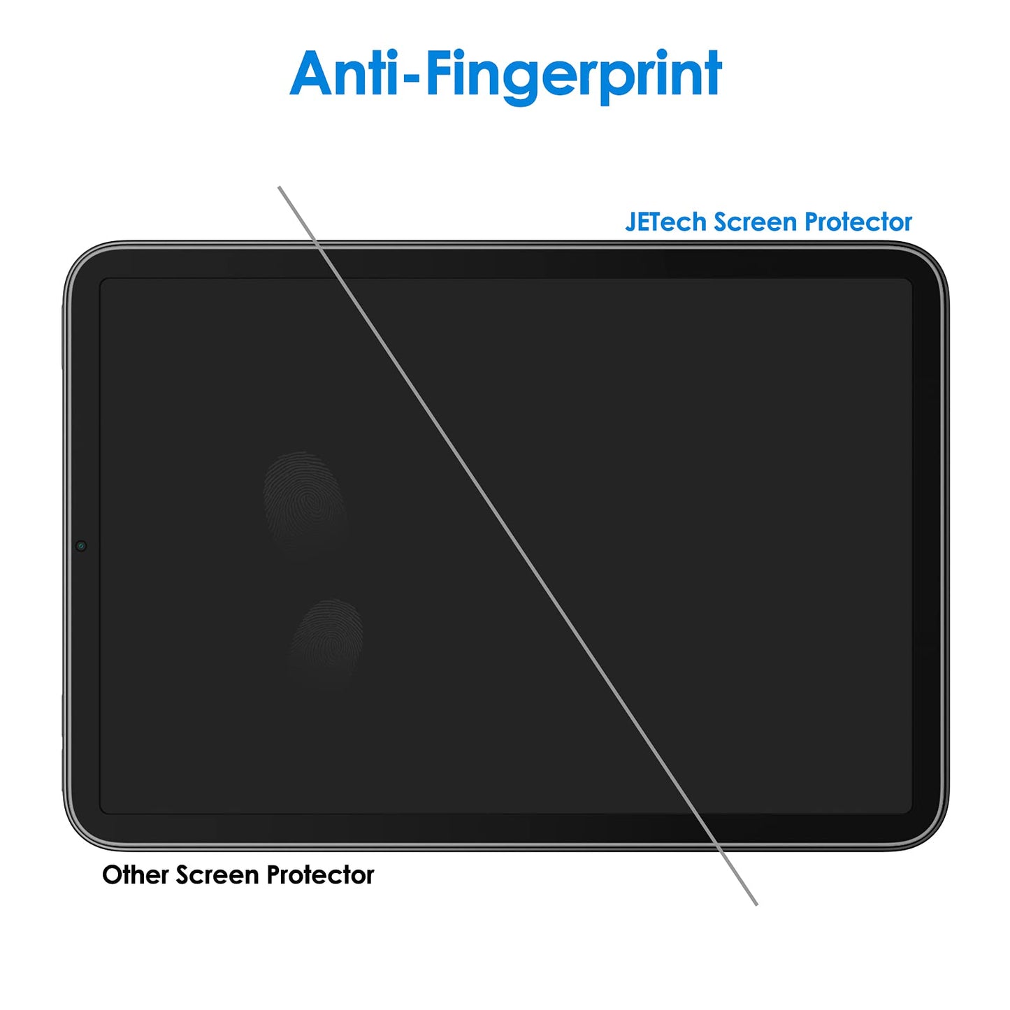 JETech Screen Protector for iPad (A16) 11th/10th Generation (2025/2022), 9H Tempered Glass Film, HD Clear, 2-Pack