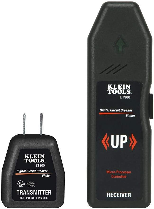 Klein Tools ET300 Circuit Breaker Finder, Finds Electrical Circuit Breaker of 120V Standard Electrical Outlet