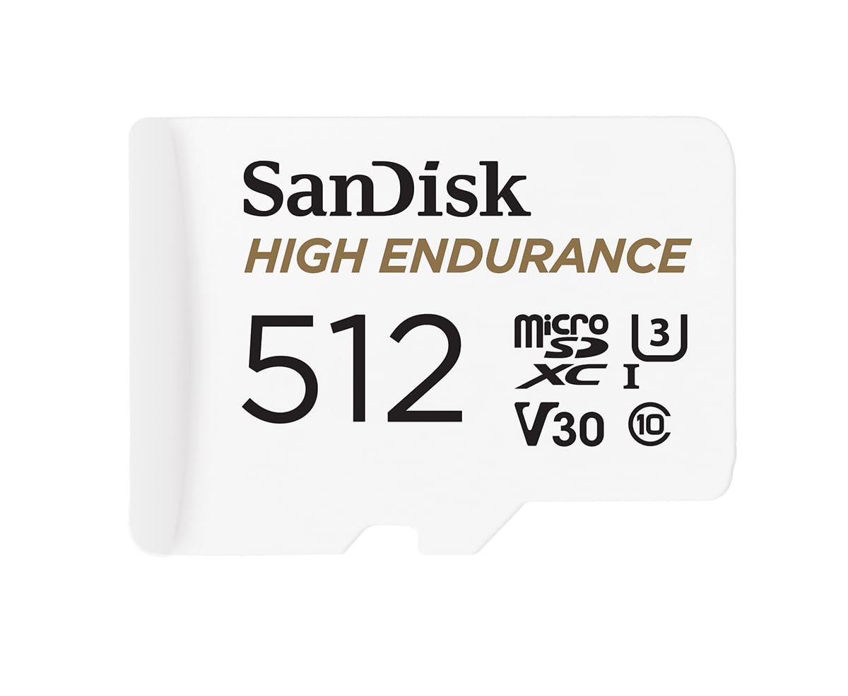 SANDISK 256GB High Endurance microSD Card + Adapter