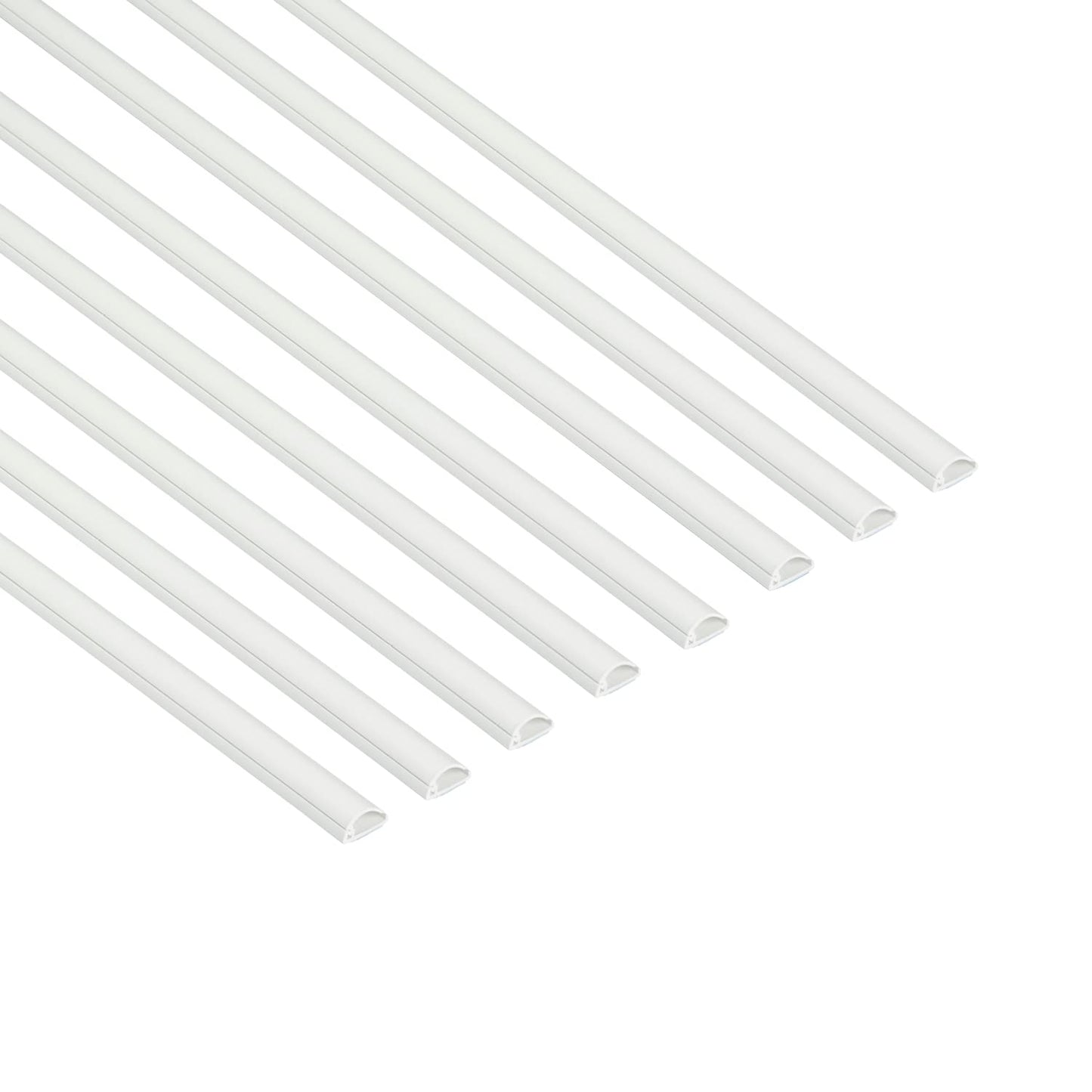 D-Line Cable Raceway On-Wall Cord Cover | 1D3015W | Surface Mount Electrical Channel to Hide and Conceal Cords, Cables, and Wires | White, Paintable