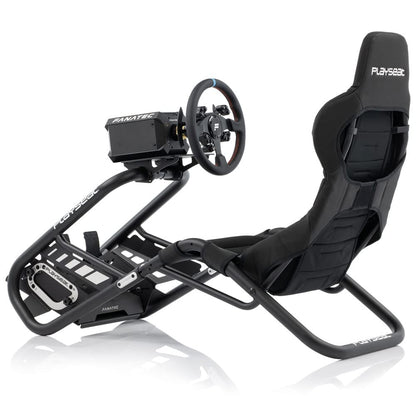 Playseat Trophy Sim Racing Cockpit | High Performance Racing Simulator Cockpit | Supports Direct Drive | Compatible with All Steering Wheels & Pedals on the Market | Supports PC & Console | Black