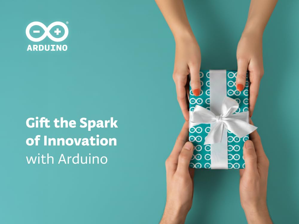 Arduino Uno REV3 [A000066] - ATmega328P Microcontroller, 16MHz, 14 Digital I/O Pins, 6 Analog Inputs, 32KB Flash, USB Connectivity, Compatible with Arduino IDE for DIY Projects and Prototyping