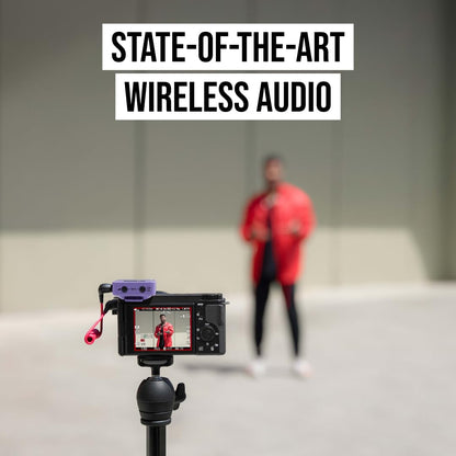 RØDE Wireless GO II Ultra-compact Dual-channel Wireless Microphone System with Built-in Microphones, On-board Recording and 200m Range for Filmmaking, Interviews and Content Creation