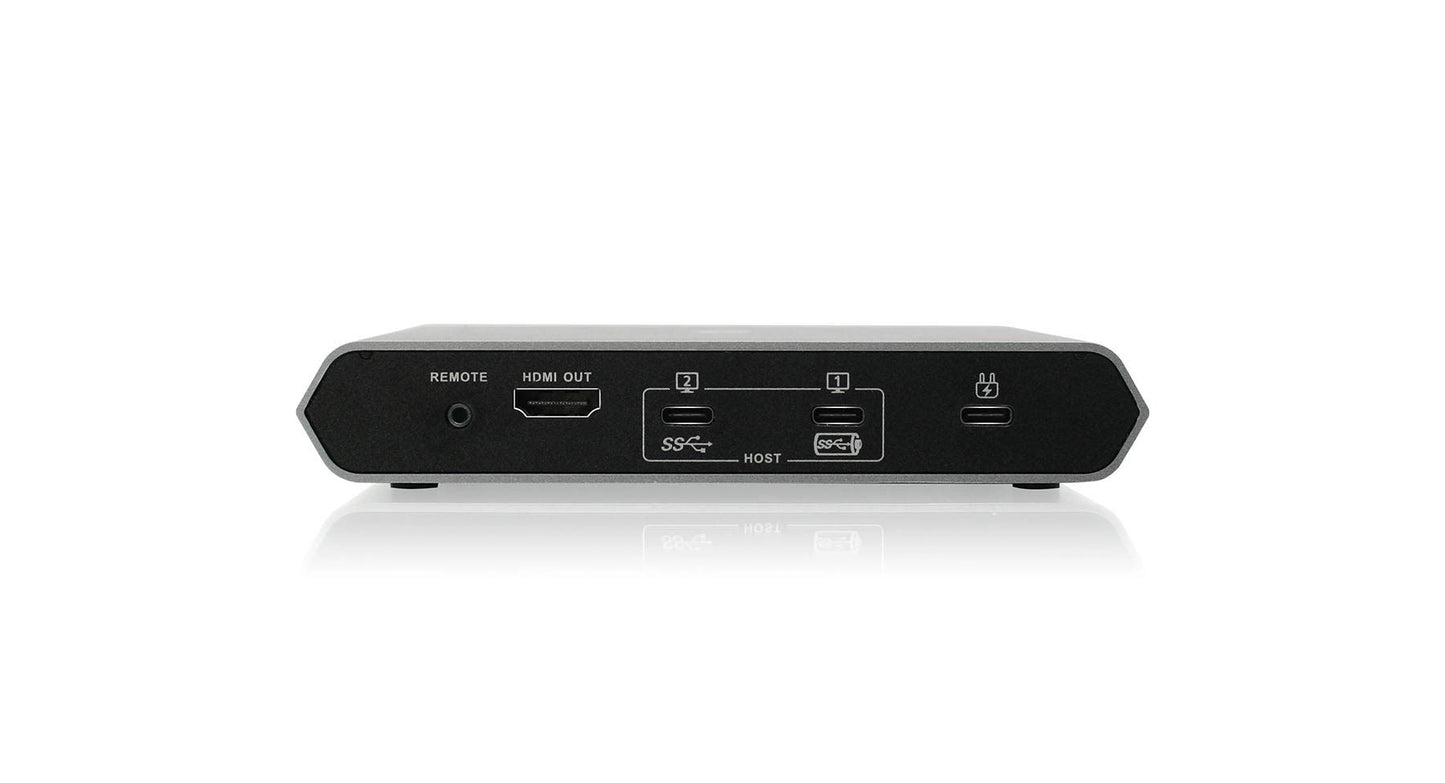 IOGEAR 2-Port USB HDMI Cabled KVM Switch - 1920 x 1200 60Hz - Hotkey or Remote Button Switch - 2.1 Stereo - USB 2.0 Mouse Port Can Be Used As USB Hub and USB Peripheral Sharing - Mac / Win - GCS62HU