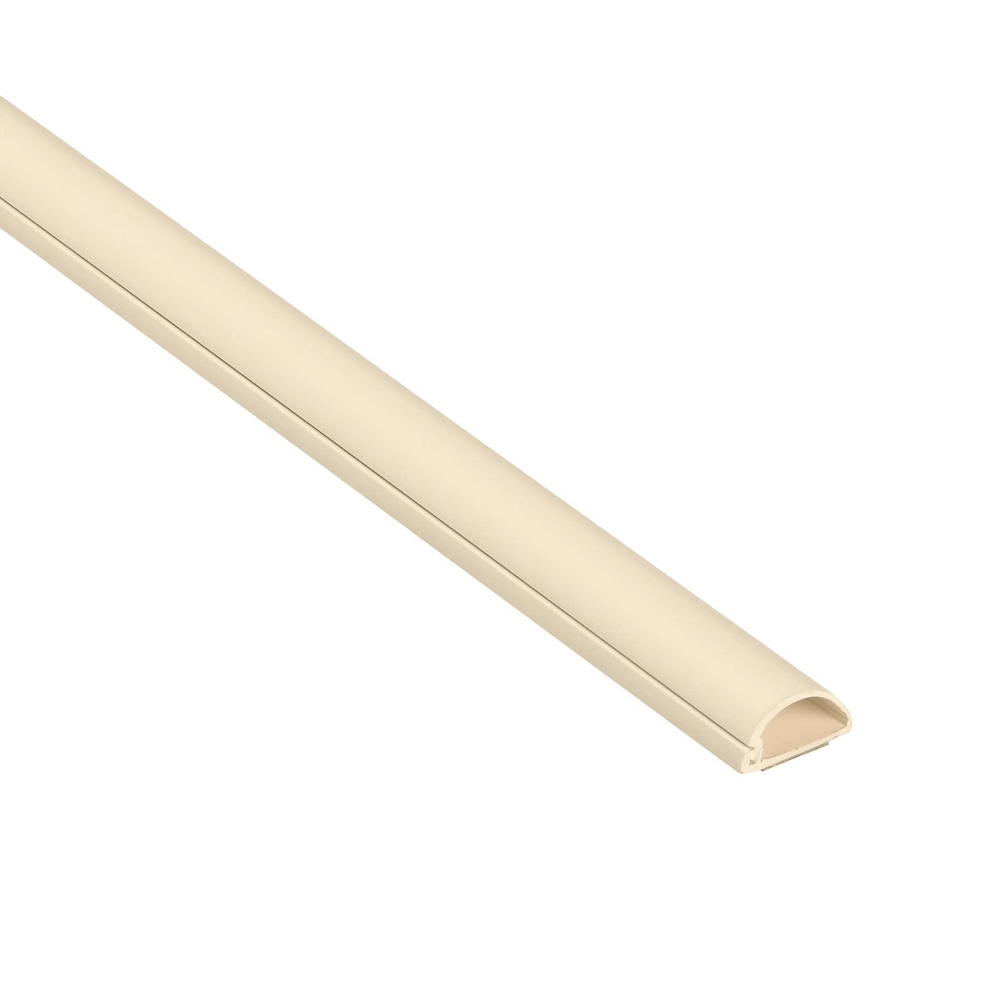 D-Line Cable Raceway On-Wall Cord Cover | 1D3015W | Surface Mount Electrical Channel to Hide and Conceal Cords, Cables, and Wires | White, Paintable