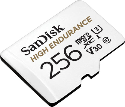 SANDISK 256GB High Endurance microSD Card + Adapter