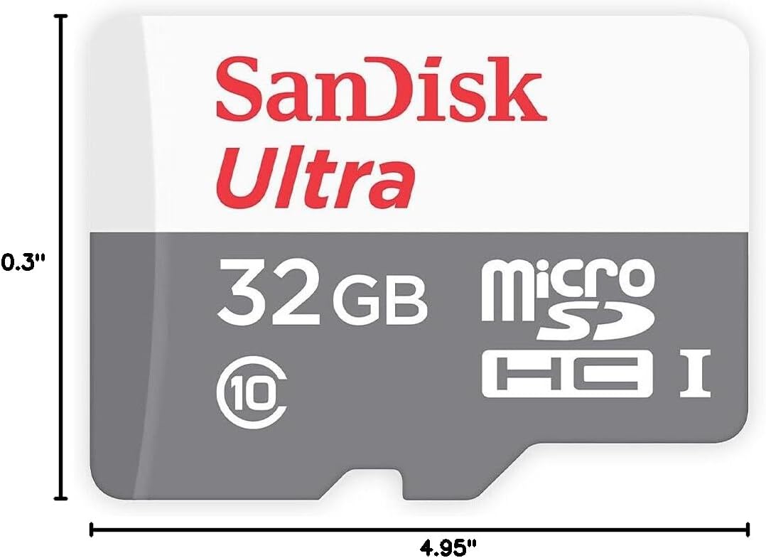 SanDisk Ultra 32GB UHS-I/Class 10 Micro SDHC Memory Card With Adapter - SDSDQUAN-032G-G4A