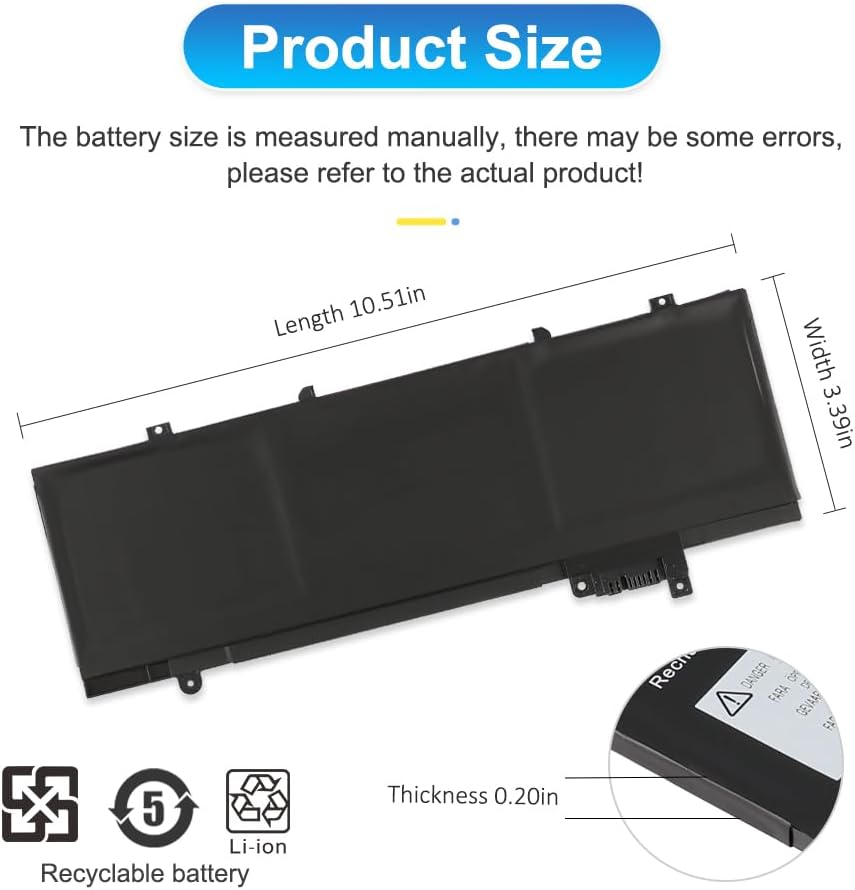 L17M3P71 Laptop Battery Compatible with Lenovo ThinkPad T480S Series Notebook L17L3P71 L17M3P72 01AV478 01AV480 01AV479 SB10K97621 SB10K97622 SB10K97620