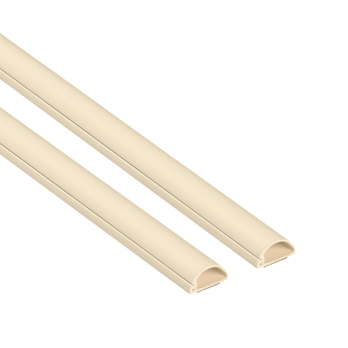 D-Line Cable Raceway On-Wall Cord Cover | 1D3015W | Surface Mount Electrical Channel to Hide and Conceal Cords, Cables, and Wires | White, Paintable