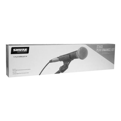 Shure SM58-LC Dynamic Vocal Microphone – Professional Handheld Cardioid XLR Mic for Singing, Live Performance, Studio Recording, Podcast & Broadcast, Black