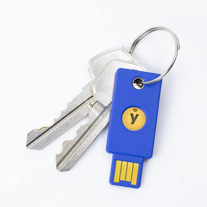 Yubico FIDO Security Key NFC and USB - Two Factor Authentication, Fits USB-A Ports and Works with Supported NFC Mobile Devices – FIDO U2F and FIDO2 Certified - More Than a Password