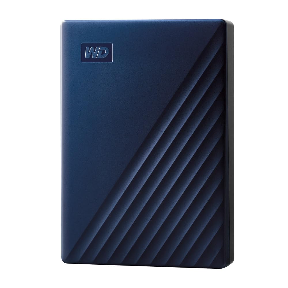 WD 5TB My Passport, Portable External Hard Drive, Black, backup software with defense against ransomware, and password protection, USB 3.1/USB 3.0 compatible - WDBPKJ0050BBK-WESN