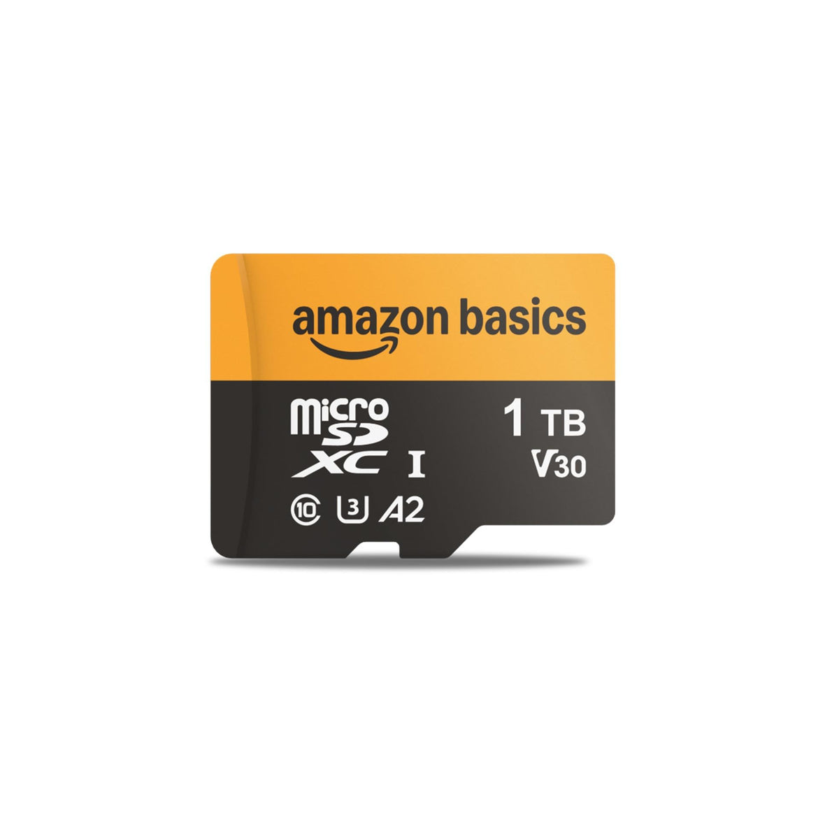 Amazon Basics 128GB microSDXC Memory Card with Adapter for Smartphones, Drones, Cameras, Full HD, Read Speed Up to 200MB/s, 1-Pack