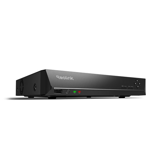 REOLINK 16CH Network Video Recorder for Home Security Camera System,Only Work with 16MP/12MP/4K/8MP/5MP/4MP The Same Brand PoE IP Cam,24/7 Recording to Pre-Installed 4TB Hard Drive,RLN16-410