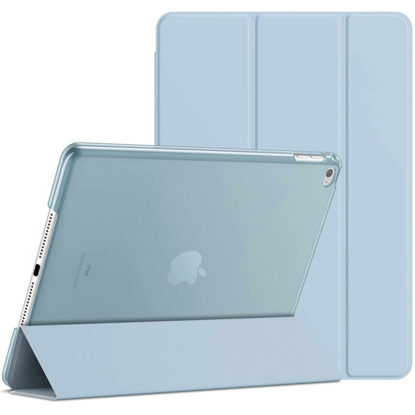 JETech Case for iPad Air 2 (2nd Generation), Smart Cover Auto Wake/Sleep (Black)