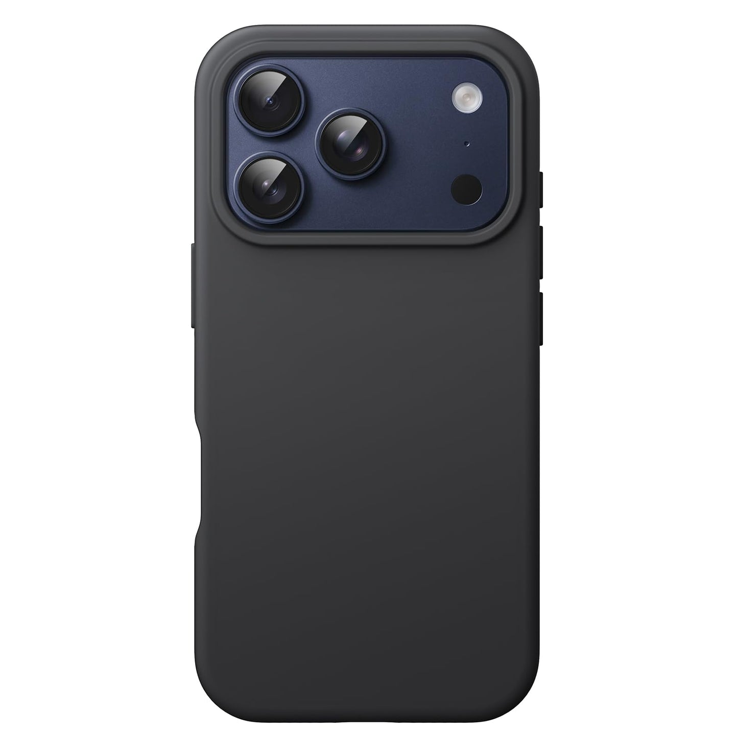JETech Liquid Silicone Case for iPhone 17 Pro Max 6.9-Inch, Silky Soft Touch Full-Body Protection, Anti-Scratch Shockproof Phone Cover with Microfiber Lining (Dark Blue)