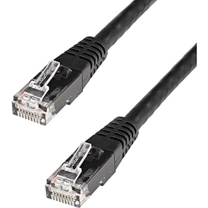 StarTech 6ft CAT6 Ethernet Cable - White CAT 6 Gigabit Ethernet Wire -250Mhz 100W PoE RJ45 UTP Molded Network Patch Cord with Strain Relief (C6PATCH6WH)