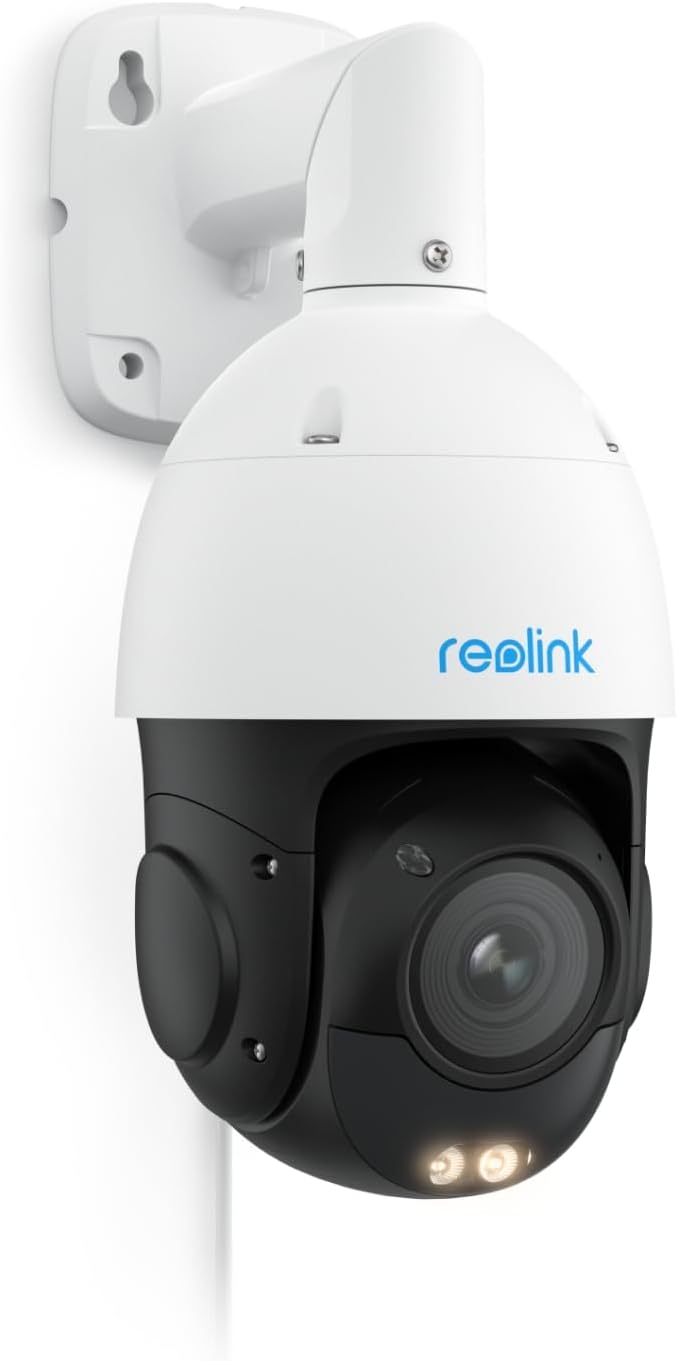 REOLINK 4K UHD PoE PTZ Camera for Outdoor Security RLC-823S1, RLC-811A PoE IP Security Camera 4K RLC-811A, 2X RLC-823S1 Bundle with 4X RLC-811A and RLN16-410(4TB)