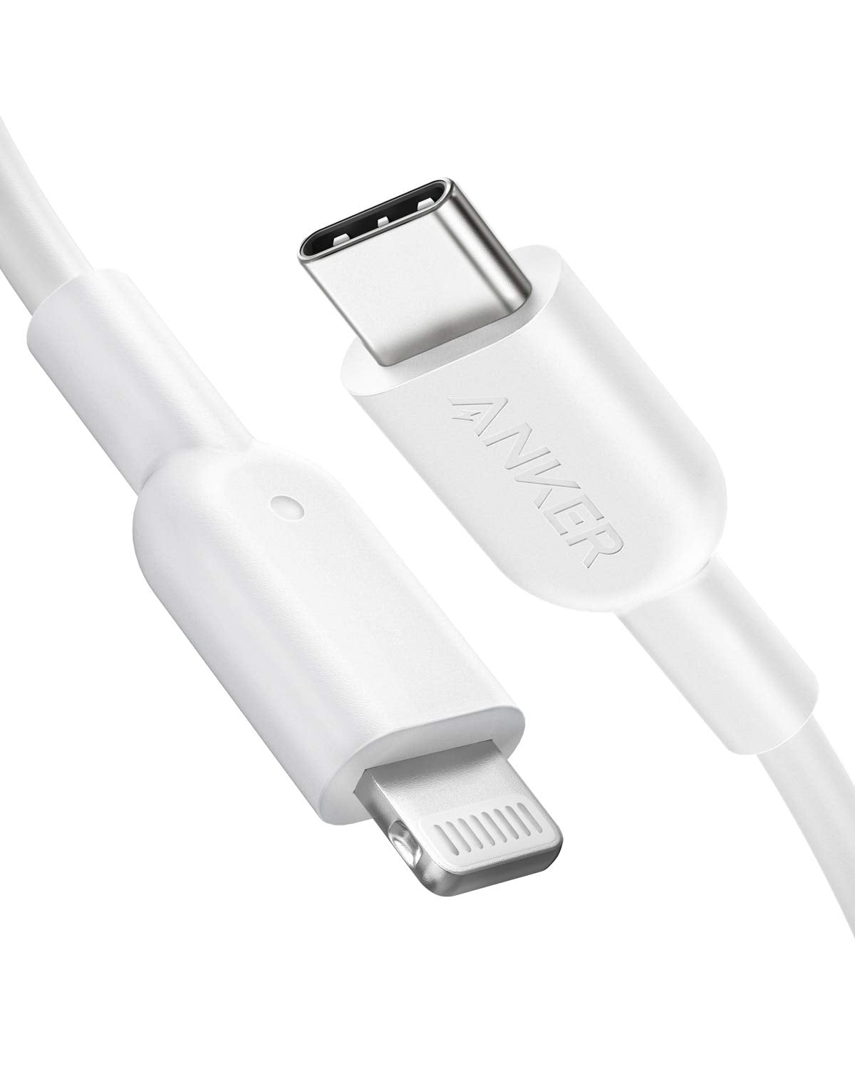 Anker USB C to Lightning Cable, 321 USB-C to Lightning Cable (6ft,White), MFi Certified for iPhone 13 Pro 12 Pro Max 12 11 X XS, AirPods Pro, Supports Power Delivery (Charger Not Included)