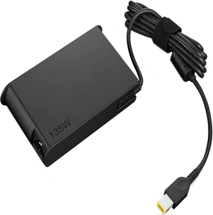 135W AC Charger Compatible with Lenovo ThinkPad X1 Extreme Gen 1 2 3 4 5 W540 W541 T440 T440S T440P T470P T540p T15p Ideapad Yoga Y50-70 Y50-80 Y50p Y50p-70 Y50c Laptop Power Supply Adapter