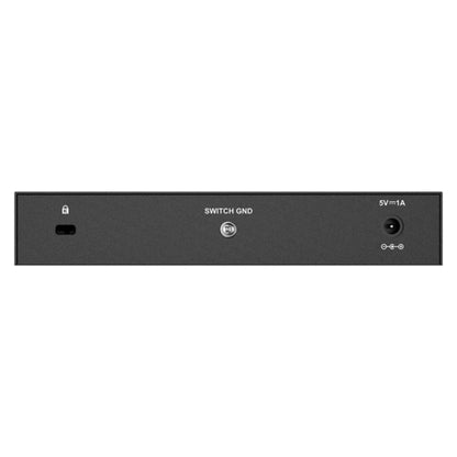 D-Link Ethernet Switch, 5 Port Gigabit Unmanaged Metal Desktop Plug and Play Compact (DGS-105),Black