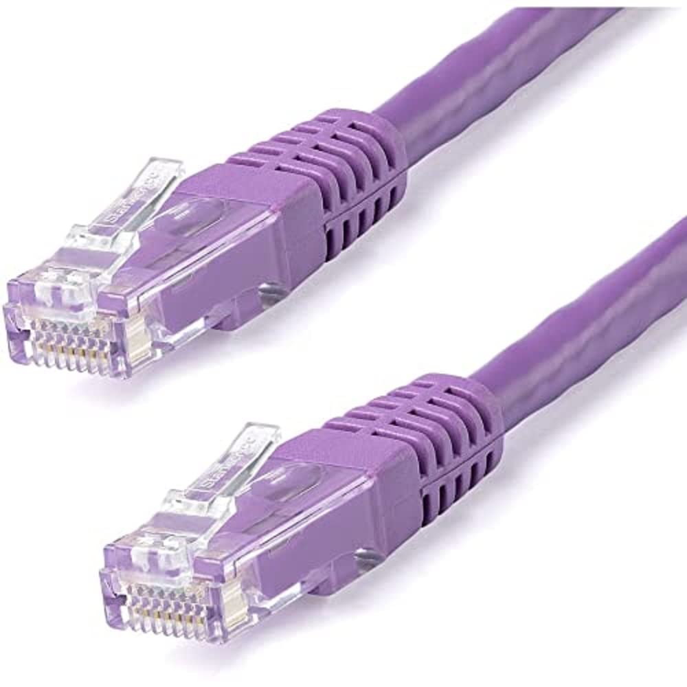 StarTech 6ft CAT6 Ethernet Cable - White CAT 6 Gigabit Ethernet Wire -250Mhz 100W PoE RJ45 UTP Molded Network Patch Cord with Strain Relief (C6PATCH6WH)