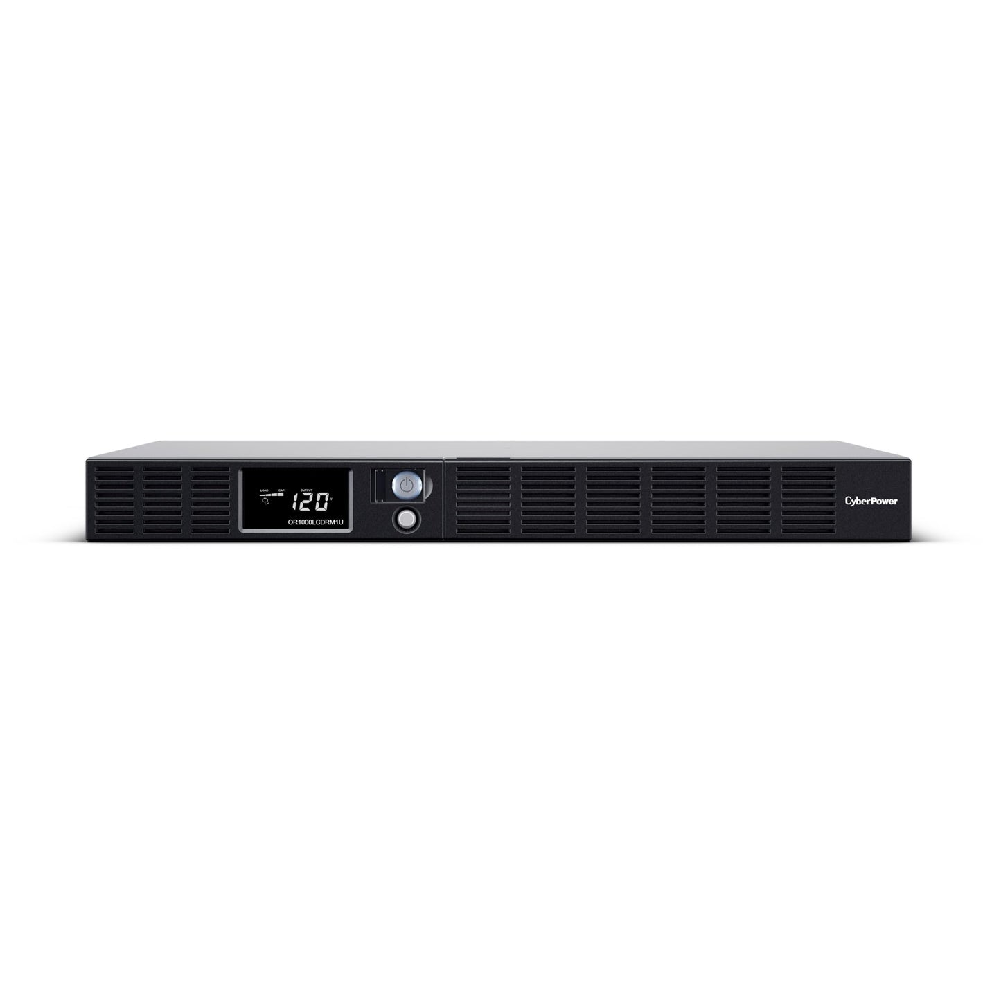 CyberPower OR500LCDRM1U Smart App LCD UPS Battery Backup and Surge Protector, 500VA/300W, 6 Outlets, AVR, 1U Rackmount, UL Certified
