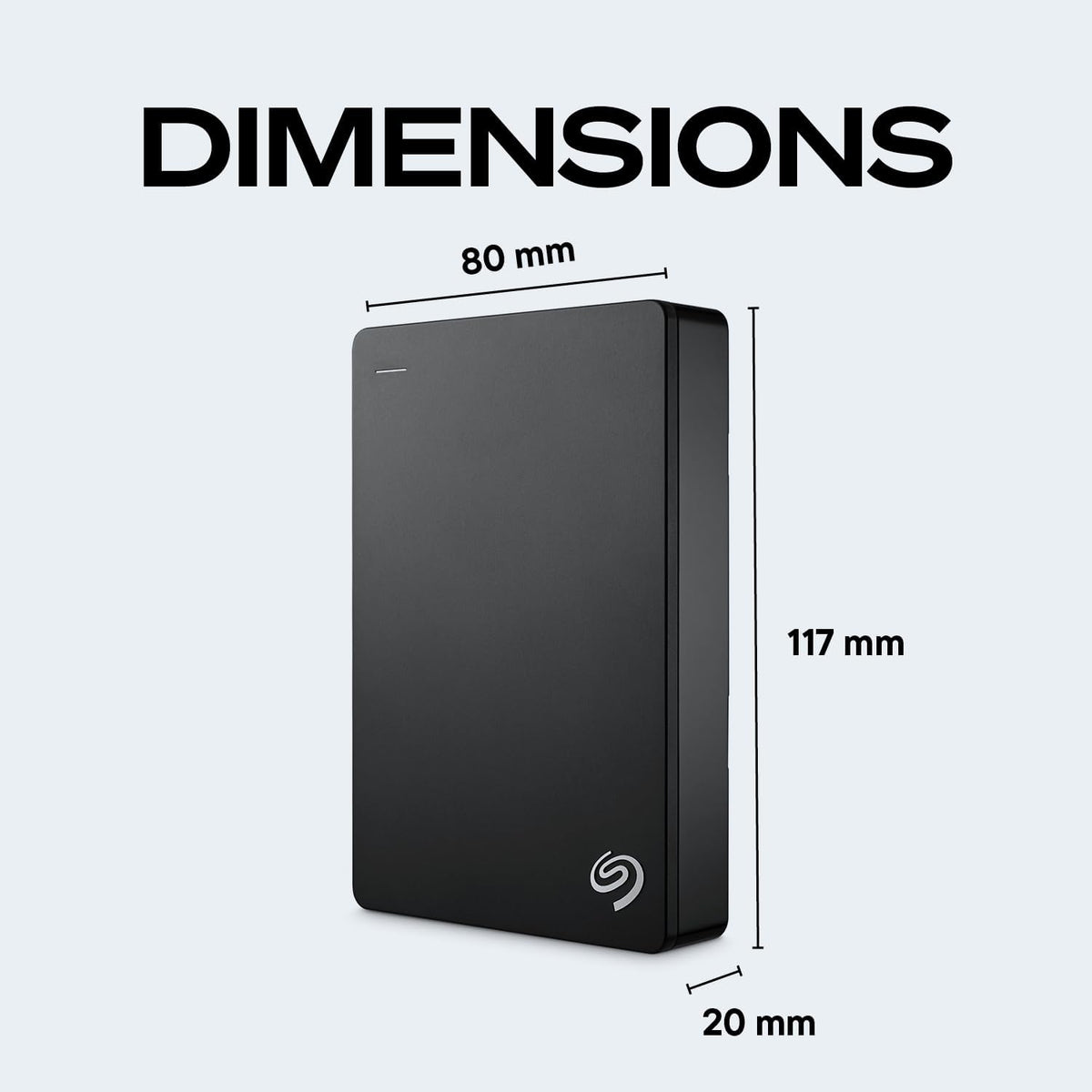 Seagate Portable 5TB External Hard Drive HDD – USB 3.0 for PC, Mac, PS4, & Xbox - 1-Year Rescue Service (STGX5000400), Black