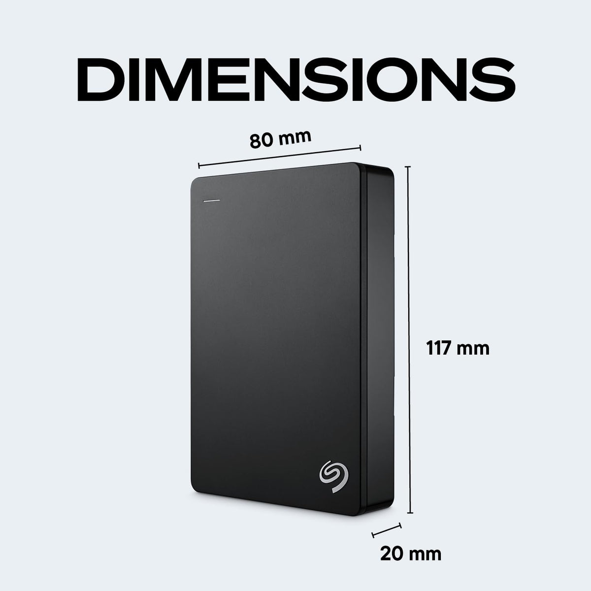 Seagate Portable 5TB External Hard Drive HDD – USB 3.0 for PC, Mac, PS4, & Xbox - 1-Year Rescue Service (STGX5000400), Black