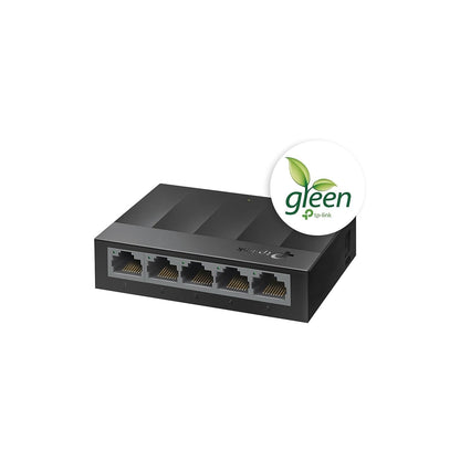 TP-Link 8 Port Gigabit Ethernet Network Switch | Plug and Play | Desktop or Wall-Mount | Plastic Case Ethernet Splitter | Fanless | Traffic Optimization | Unmanaged (TL-SG1008D),Black