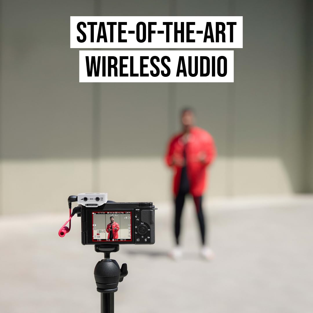 RØDE Wireless GO II Ultra-compact Dual-channel Wireless Microphone System with Built-in Microphones, On-board Recording and 200m Range for Filmmaking, Interviews and Content Creation
