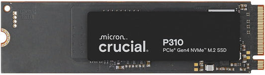 Crucial P310 1TB SSD, PCIe Gen4 NVMe M.2 2280, Up to 7,100MB/s, for Laptop, Desktop (PC), & Handheld Gaming Consoles, Includes Acronis Data Recovery Software, Solid State Drive - CT1000P310SSD801