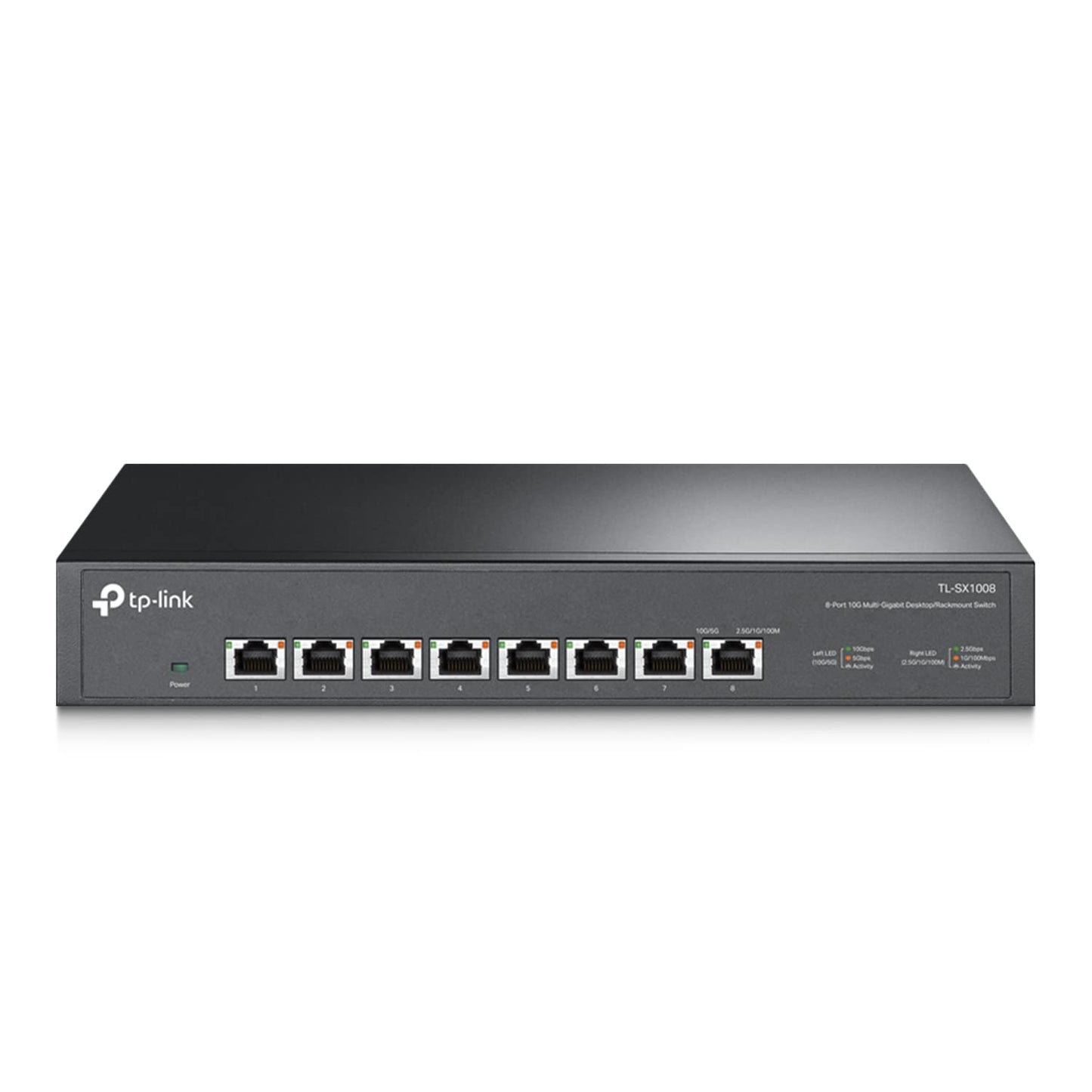 TP-Link TL-SG108S-M2 | 8-Port Multi-Gigabit 2.5G Ethernet Switch | Unmanaged Network Switch | Ethernet Splitter | Plug & Play | Desktop/Wall Mount | Silent Operation