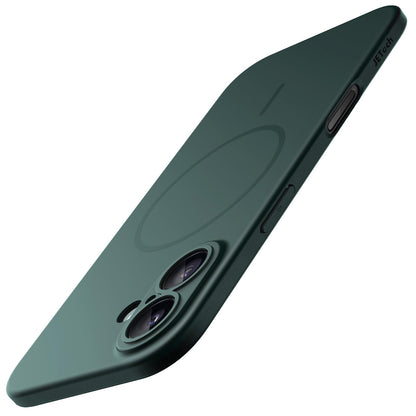 JETech Magnetic Slim Case for iPhone 17 Pro Max 6.9-Inch, Compatible with MagSafe, Ultra-Thin Lightweight Minimalist Phone Cover with Matte Finish and Full Camera Lens Protection (Black)