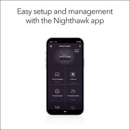NETGEAR Nighthawk WiFi 6 Router (RAX36) – Router Only, AX3000 3 Gbps Wireless Speed – Dual-Band Gigabit Internet – Covers 2,000 sq. ft., 25 Devices – Built-in VPN, USB 3.0, Gaming