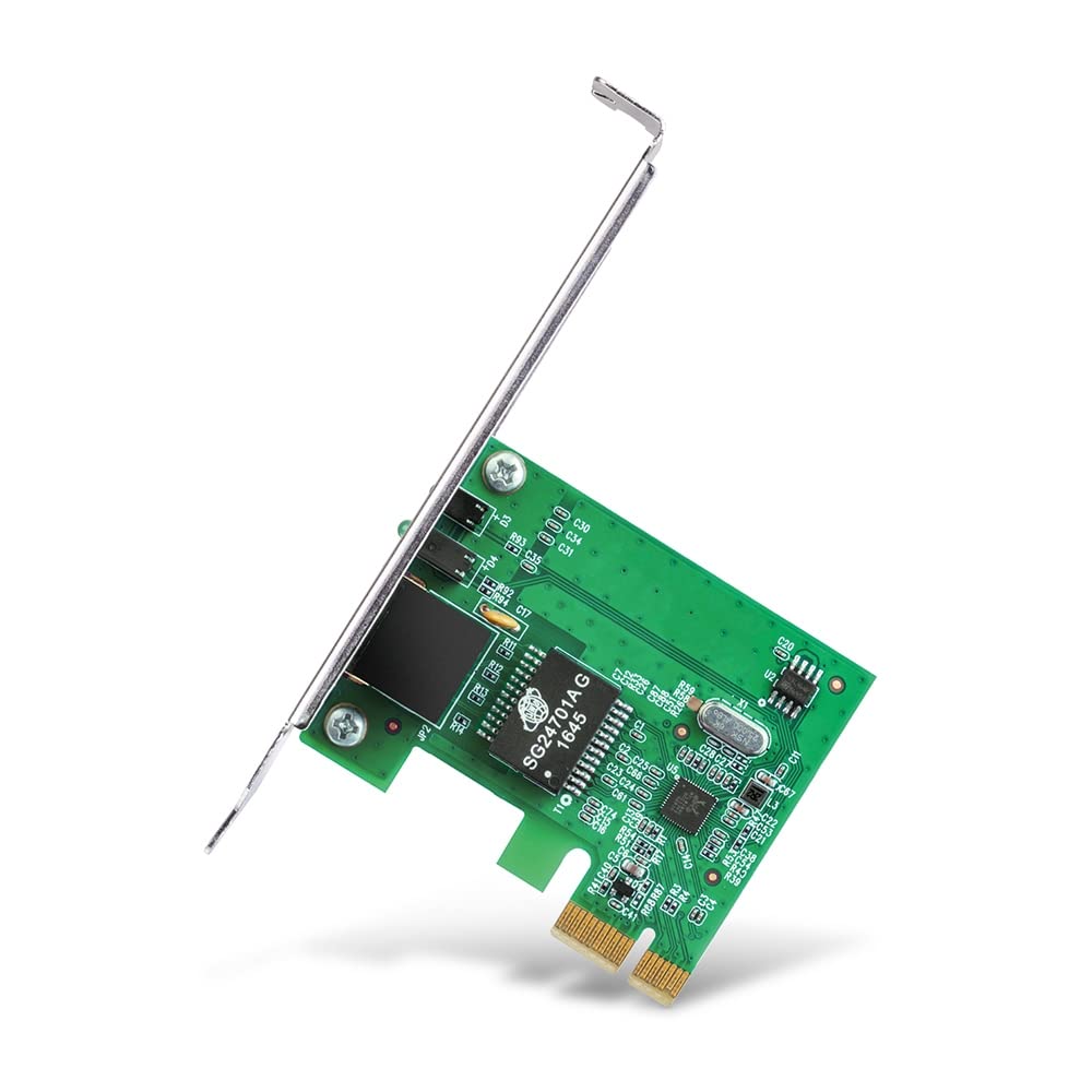 TP-Link 10/100/1000Mbps Gigabit Ethernet PCI Express Network Card (TG-3468), PCIE Network Adapter, Network Card, Ethernet Card for PC, Win10/11 Supported