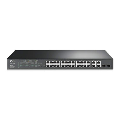 TP-Link Omada SG2428P | Jetstream 24 Port Gigabit Smart Managed PoE Switch | 24 PoE+ Ports @250W, 4 SFP Slots | Omada SDN Integrated | PoE Recovery | IPv6 | Static Routing