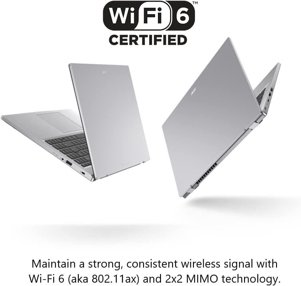 Acer Aspire 3 Slim Laptop | 15.6" Full HD IPS Display | AMD Ryzen 3 7320U | AMD Radeon Graphics | 8GB LPDDR5 | Wi-Fi 6 | Windows 11 Home in S Mode | w/HDMI (8GB RAM | 512GB PCIe SSD)