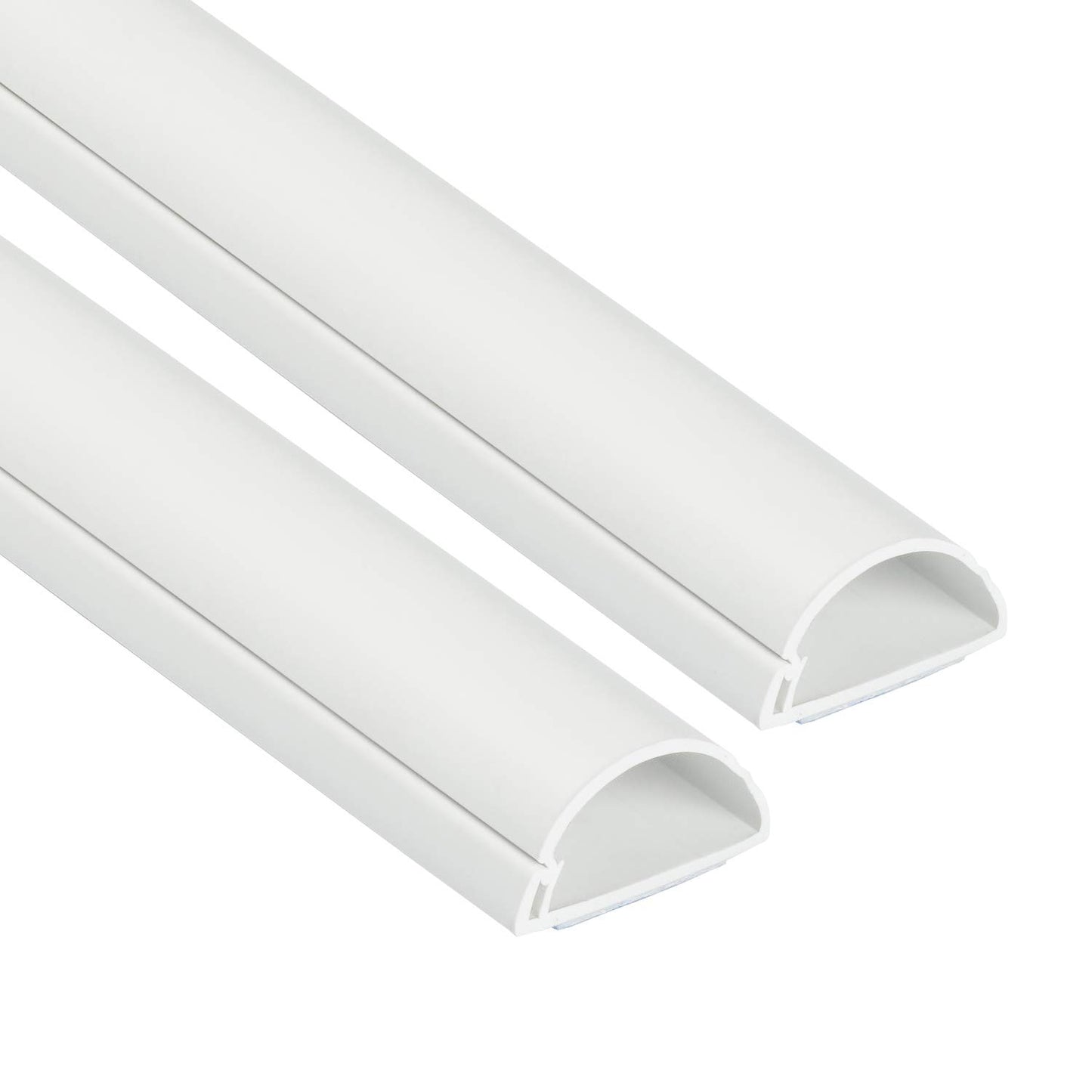 D-Line Cable Raceway On-Wall Cord Cover | 1D3015W | Surface Mount Electrical Channel to Hide and Conceal Cords, Cables, and Wires | White, Paintable