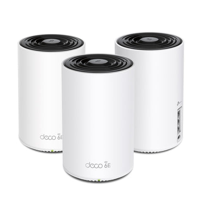 TP-Link Deco XE75 AXE5400 Tri-Band WiFi 6E Mesh System - Covers up to 5500 Sq.Ft, Replaces WiFi Router and Extender, AI-Driven Mesh, 6GHz Band, 2-Pack