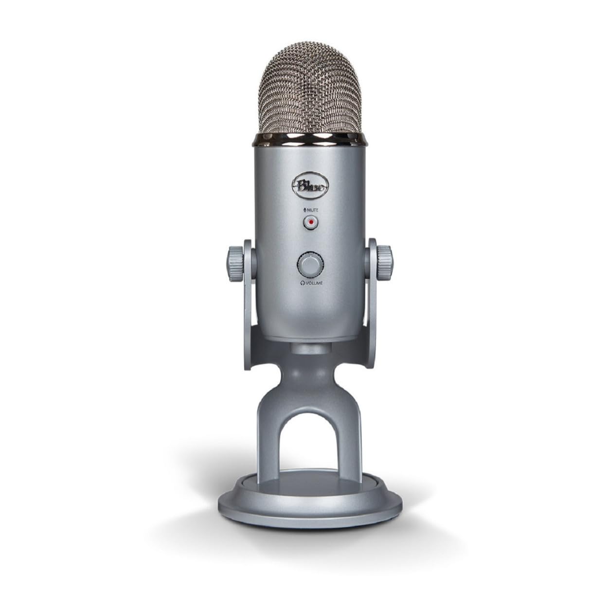 Logitech Creators Blue Yeti USB Microphone for PC, Mac, Gaming, Recording, Streaming, Podcasting, Studio and Computer Condenser Mic with Blue VO!CE effects, 4 Pickup Patterns, Plug and Play - Blackout