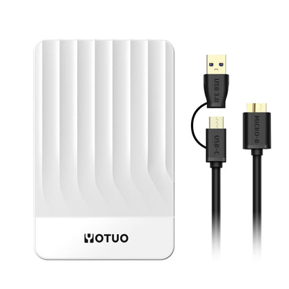 YOTUO 500GB External Hard Drive, Portable Storage Expansion HDD, USB 3.0 & USB-C for PC, Mac, Desktop, Laptop, Smartphone, PS4, Xbox One, Xbox 360, Office & Game Black