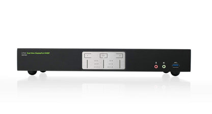 IOGEAR 2-Port USB HDMI Cabled KVM Switch - 1920 x 1200 60Hz - Hotkey or Remote Button Switch - 2.1 Stereo - USB 2.0 Mouse Port Can Be Used As USB Hub and USB Peripheral Sharing - Mac / Win - GCS62HU