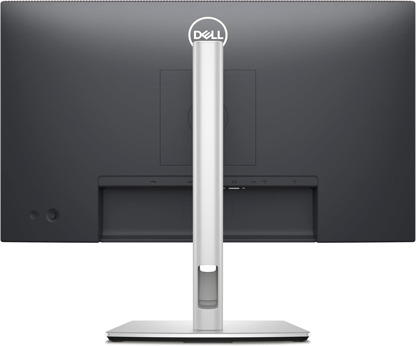 Dell P2425H 24 Inch Monitor 2-Pack – Full HD 1080p IPS Display, 100Hz, Comfortview Plus, USB-C Hub, HDMI/DP/VGA – Height Adjustable Ergonomic Stand, Eye Care, Dual Monitor Bundle for Home & Office