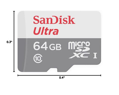 SanDisk Ultra 32GB UHS-I/Class 10 Micro SDHC Memory Card With Adapter - SDSDQUAN-032G-G4A