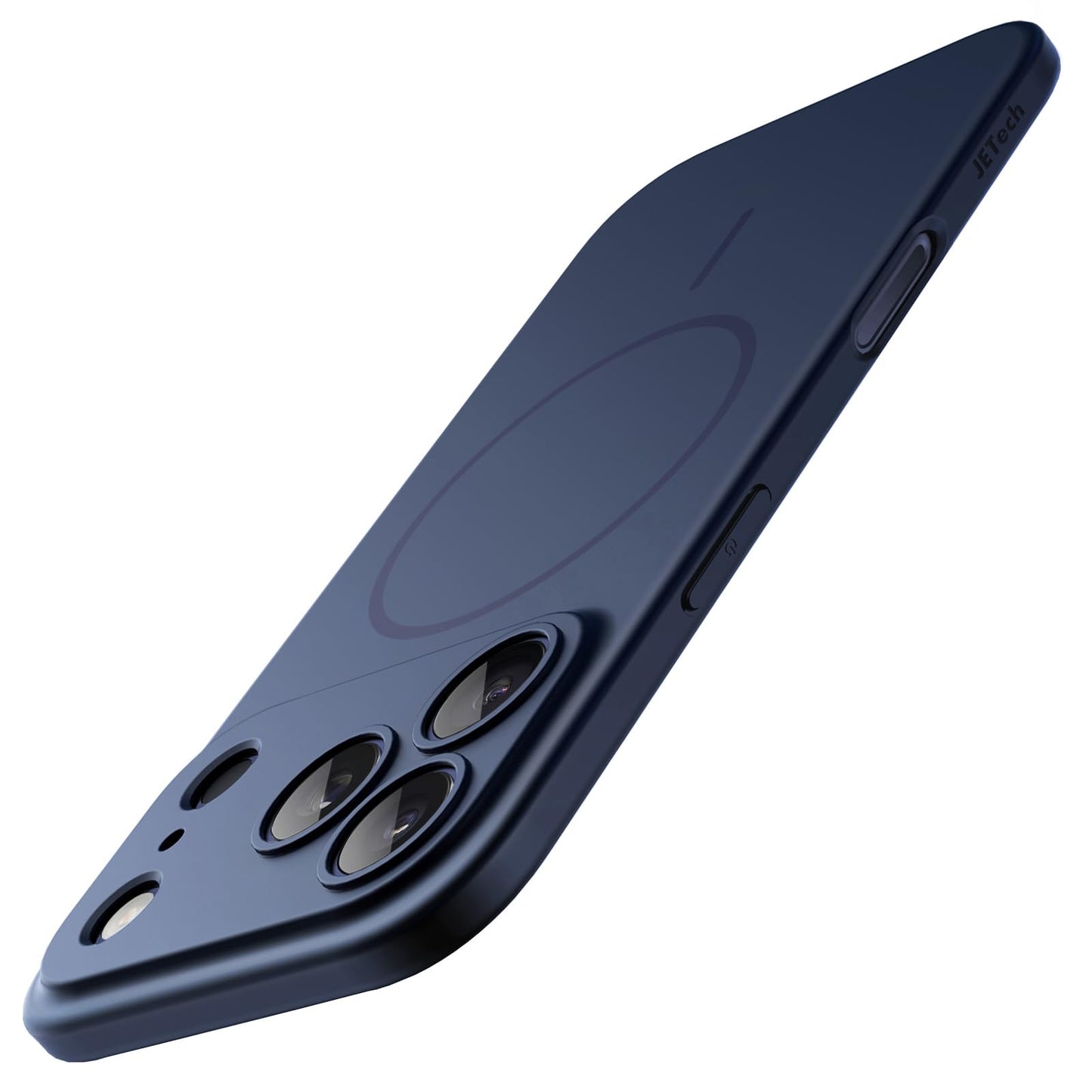JETech Magnetic Slim Case for iPhone 17 Pro Max 6.9-Inch, Compatible with MagSafe, Ultra-Thin Lightweight Minimalist Phone Cover with Matte Finish and Full Camera Lens Protection (Black)